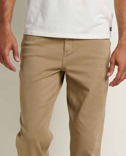 Men's Tamarack Straight Jean - Organic Cotton Stretch Straight Jean Khaki | Toad&Co Men