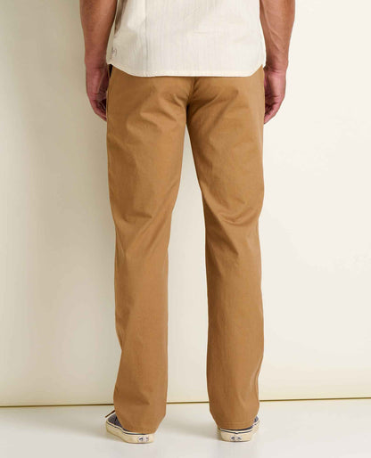 Mission Ridge Slim Chino - Moisture-Wicking Organic Cotton Slim Pant Tabac | Toad&Co Men