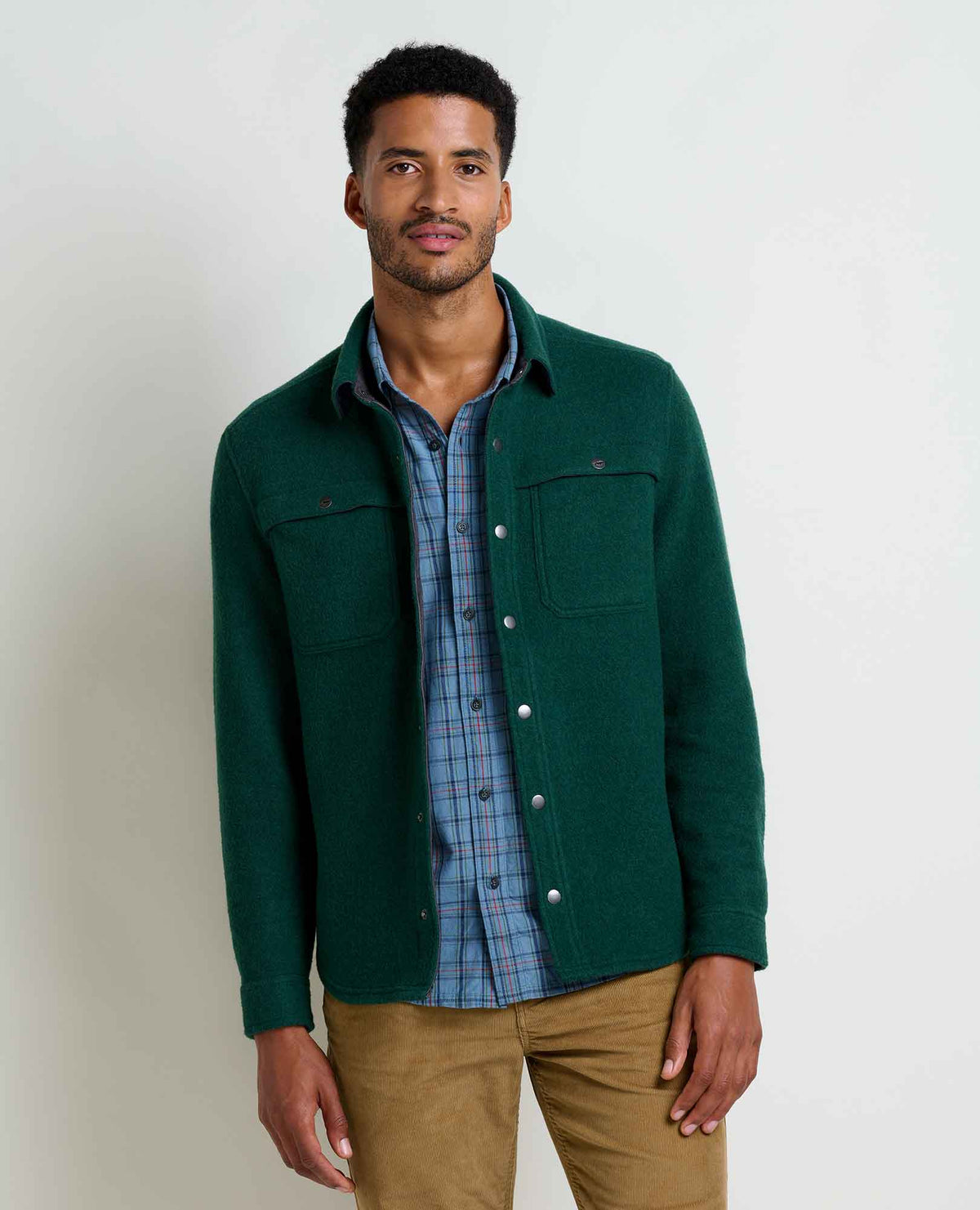 Men's Kennicott Shirt Jacket - Recycled Wool Blend by Toad&Co  | Toad&Co Men