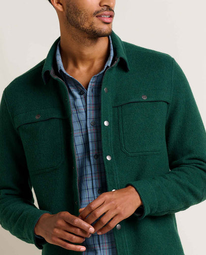 Men's Kennicott Shirt Jacket - Recycled Wool Blend by Toad&Co  | Toad&Co Men