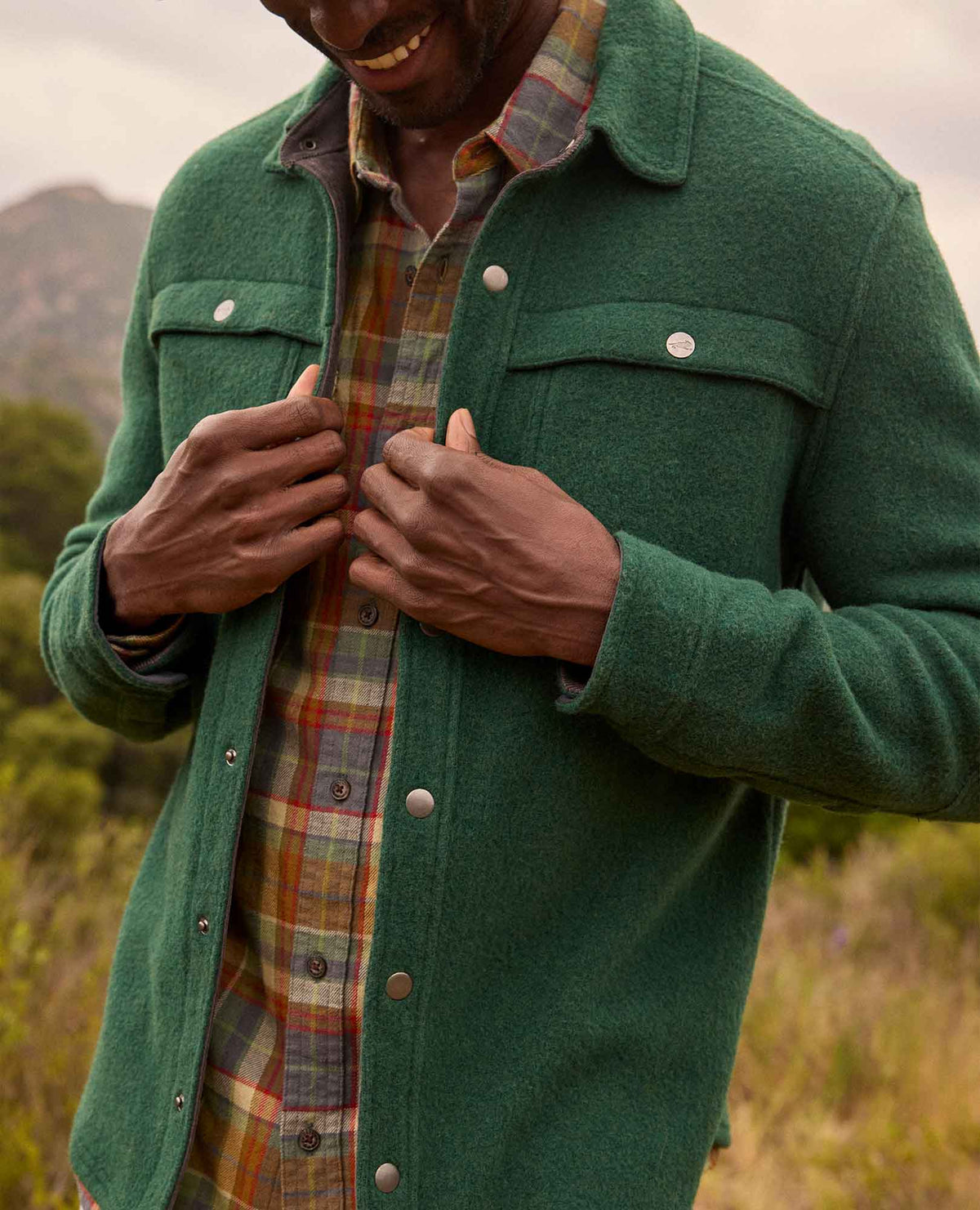 Men's Kennicott Shirt Jacket - Recycled Wool Blend by Toad&Co  | Toad&Co Men