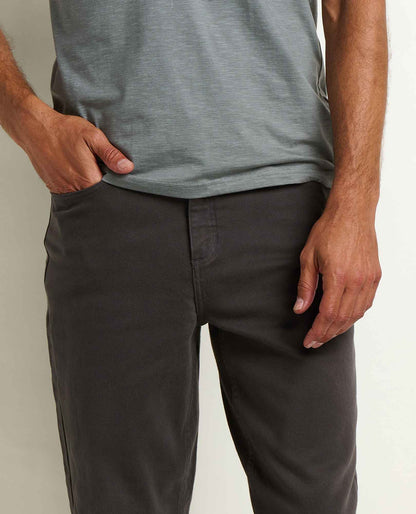 Men's Tamarack Straight Jean - Organic Cotton Stretch Straight Jean Carbon | Toad&Co Men