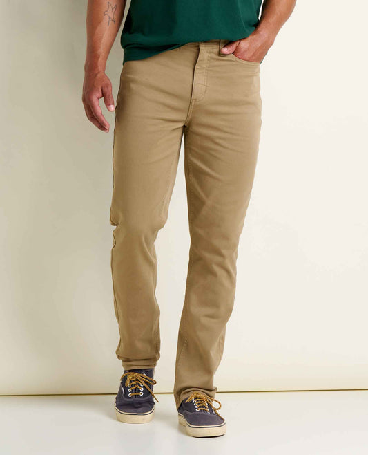 Men's Tamarack Slim Jean - Organic Cotton Stretch Slim Jean Khaki | Toad&Co Men