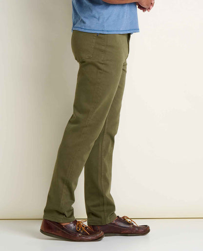 Men's Tamarack Slim Jean - Organic Cotton Stretch Slim Jean Olive | Toad&Co Men