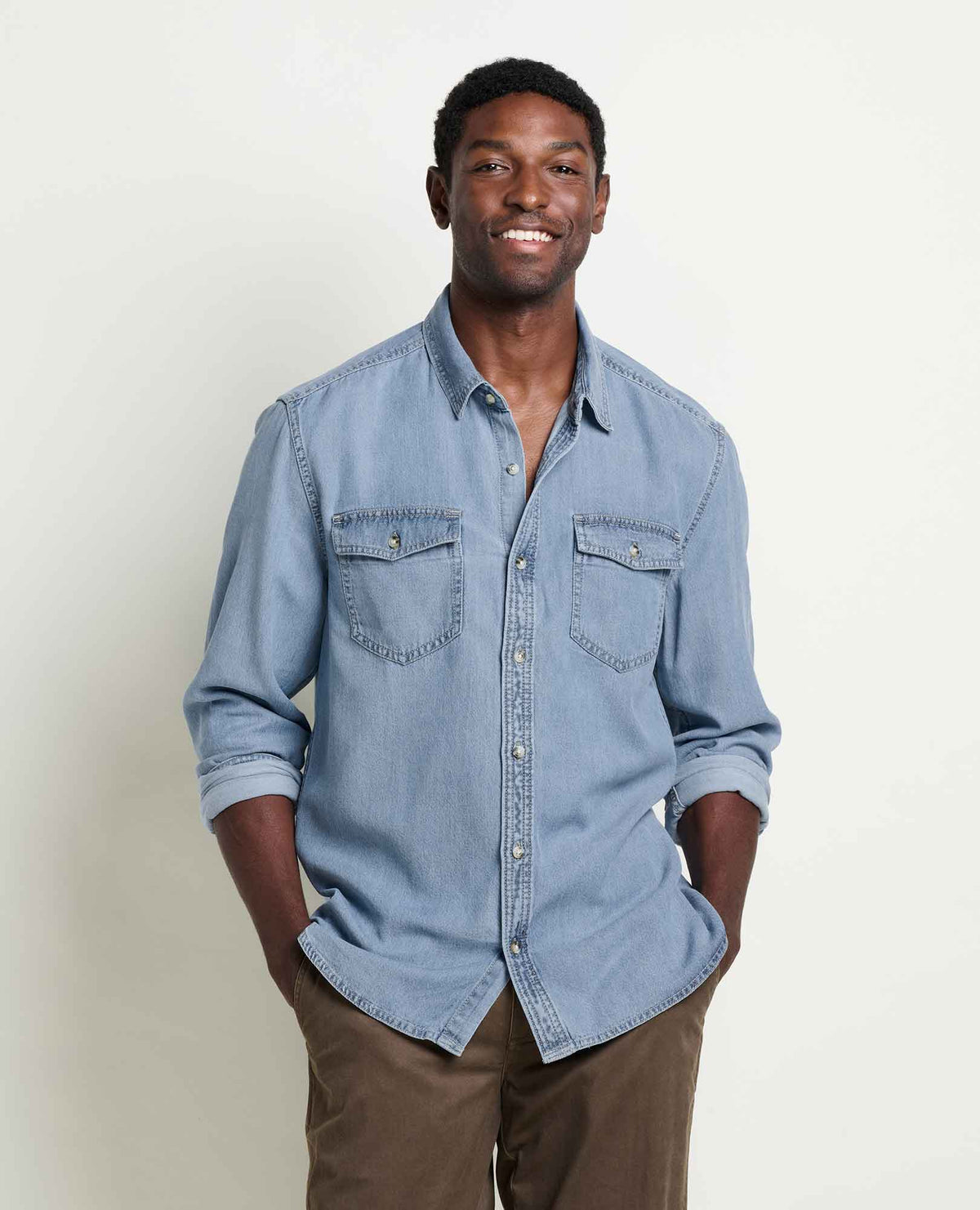 Men's Piñon Soft Denim Shirt  | Toad&Co Men