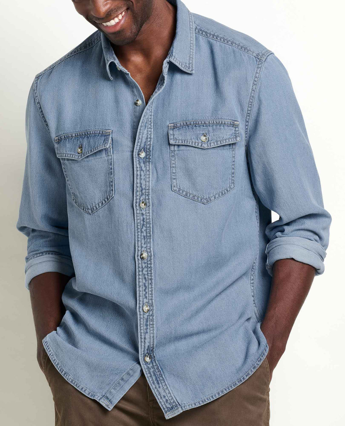 Men's Piñon Soft Denim Shirt  | Toad&Co Men