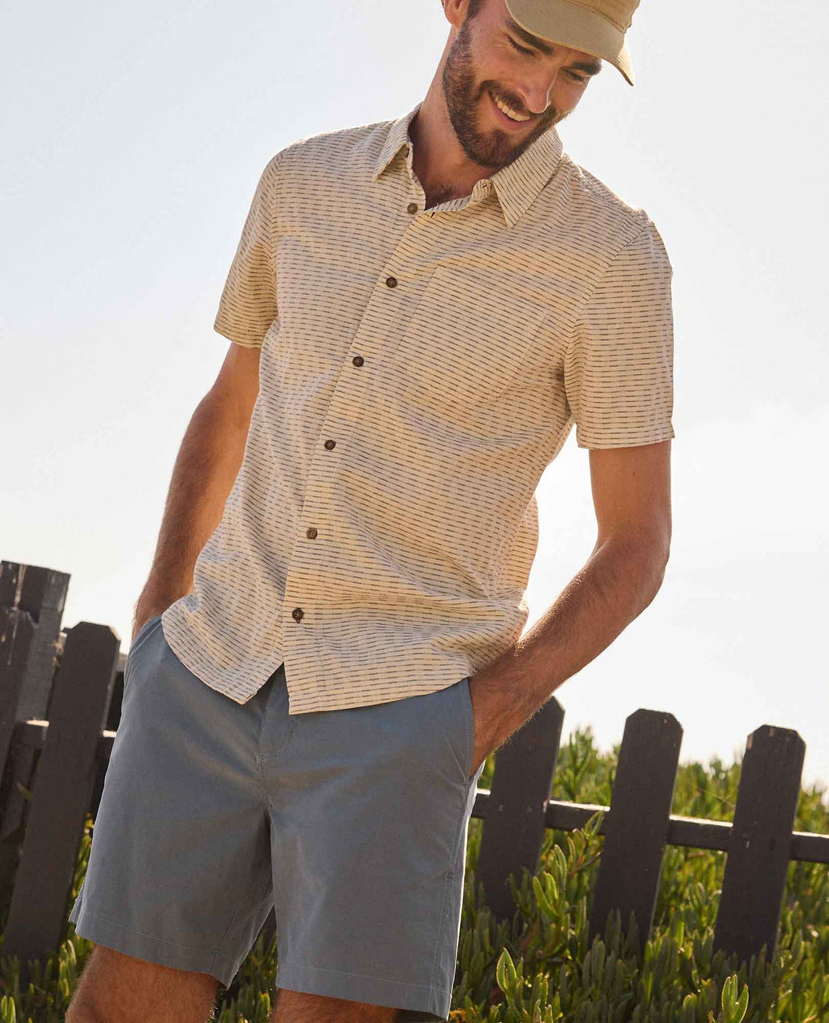 Harris Short Sleeve Organic Cotton Shirt - by Toad&Co  | Toad&Co Men
