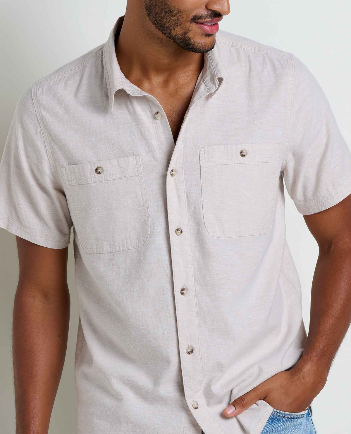 Men's Eco-Friendly Taj Hemp Short Sleeve Shirt - by Toad&Co  | Toad&Co Men