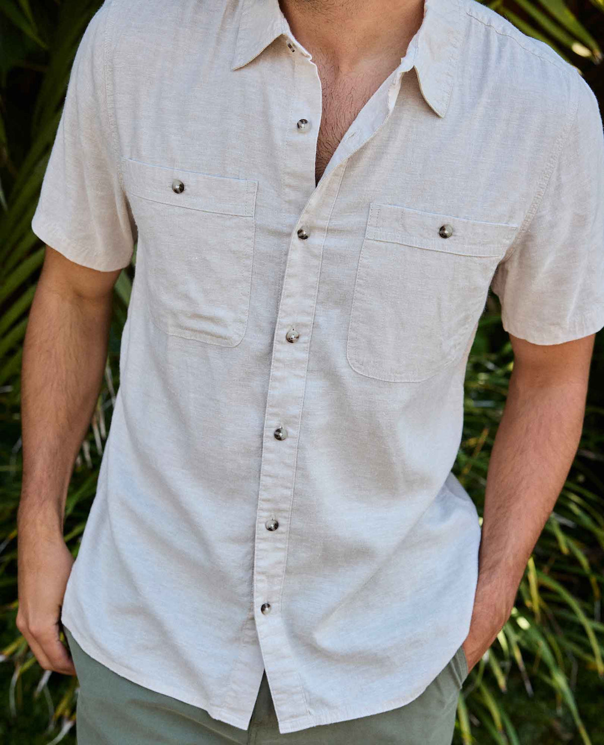 Men's Eco-Friendly Taj Hemp Short Sleeve Shirt - by Toad&Co  | Toad&Co Men