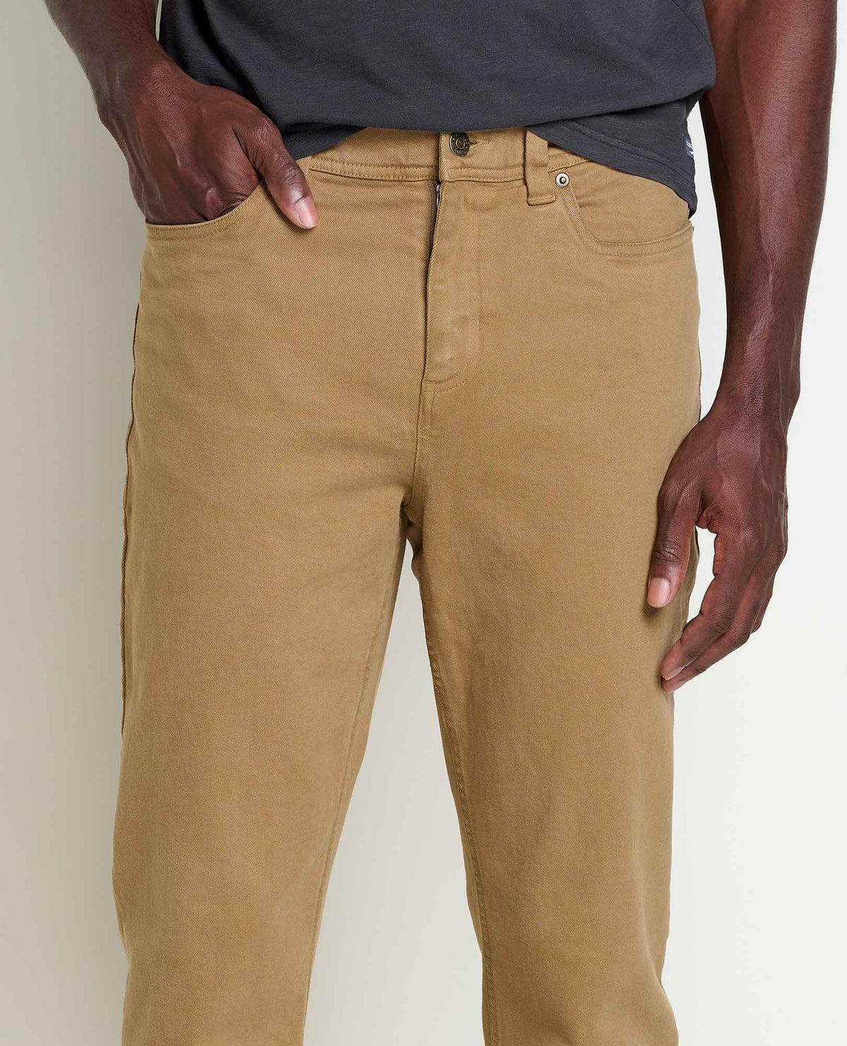 Balsam 5 Pocket Lean Pant - Organic Cotton Jeans by Toad&Co Honey Brown | Toad&Co Men
