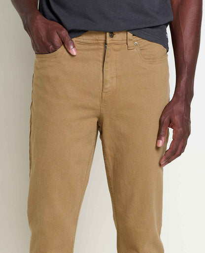 Balsam 5 Pocket Lean Pant - Organic Cotton Jeans by Toad&Co Honey Brown | Toad&Co Men