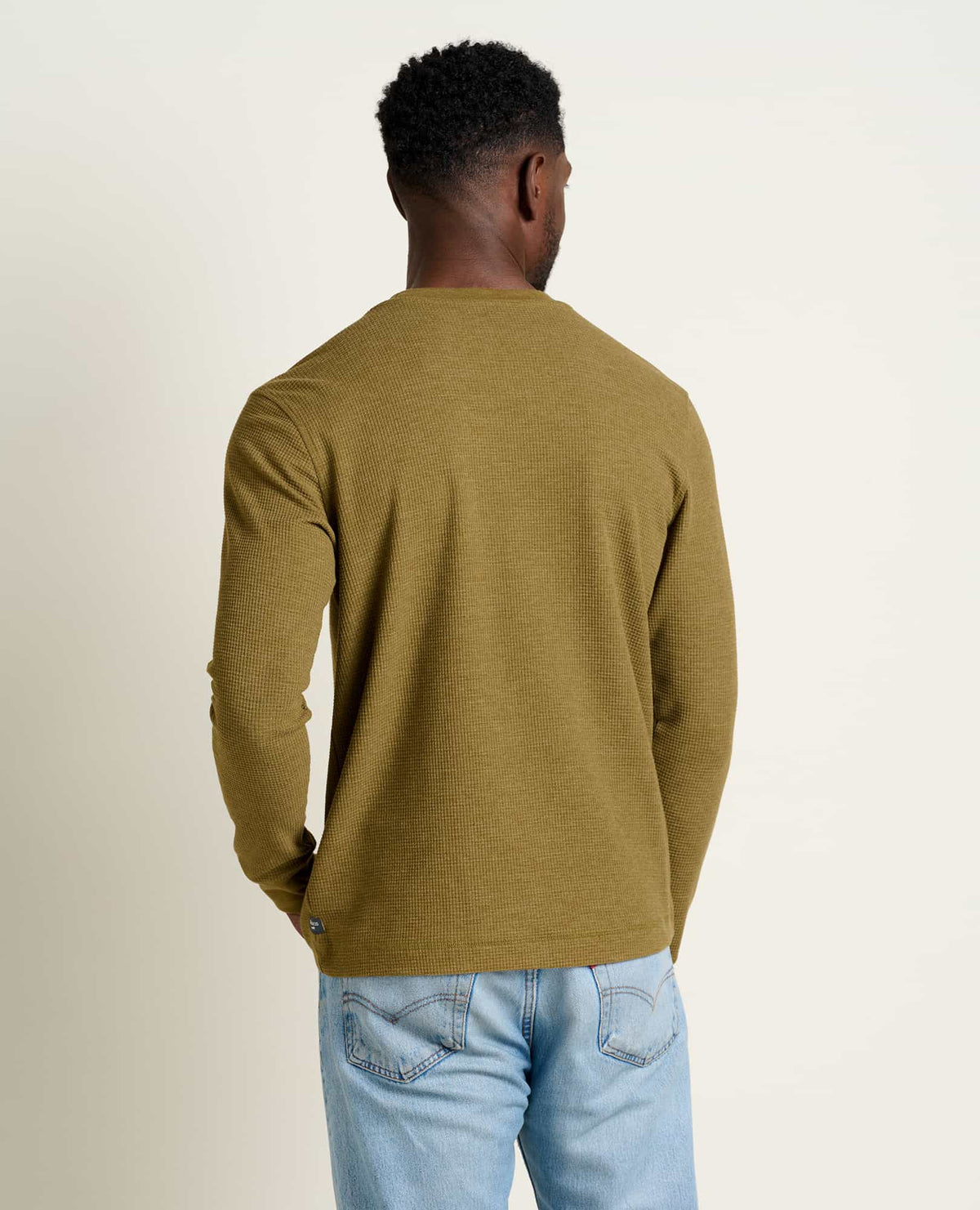 Men's Framer Long Sleeve Waffle Crewneck Tee - by Toad&Co Fir | Toad&Co Men