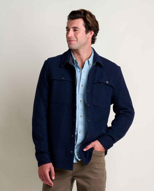 Men's Kennicott Shirt Jacket - Recycled Wool Blend by Toad&Co  | Toad&Co Men
