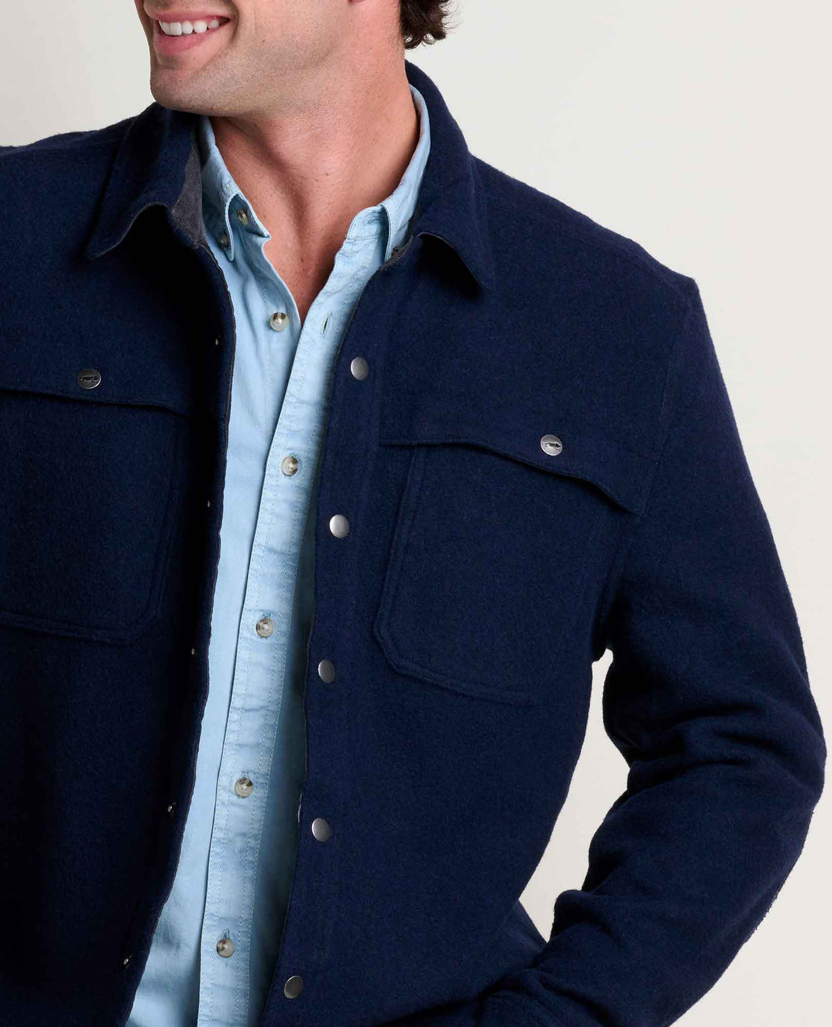 Men's Kennicott Shirt Jacket - Recycled Wool Blend by Toad&Co  | Toad&Co Men