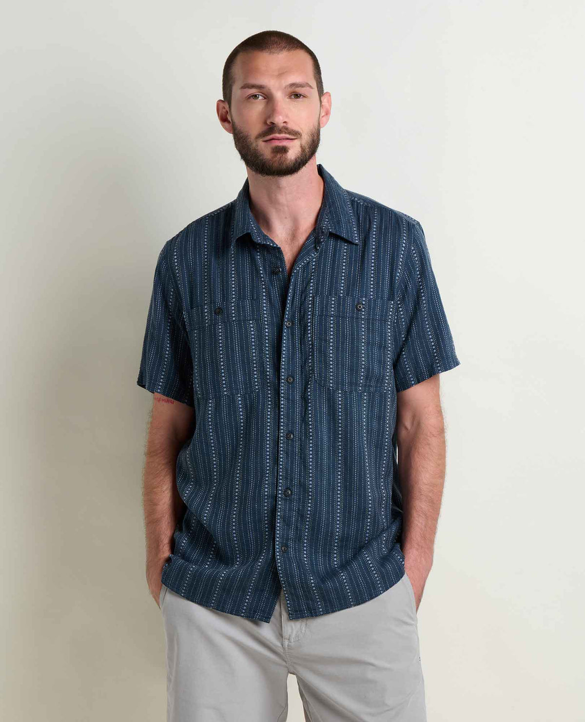 Men's Eco-Friendly Taj Hemp Short Sleeve Shirt - by Toad&Co  | Toad&Co Men