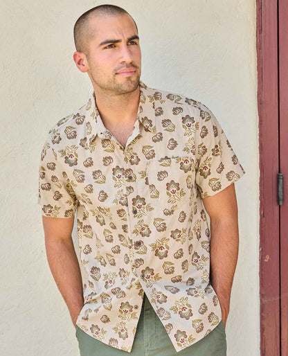 Fletch Shirt - 100% Organic Cotton Print Button-Down Shirt  | Toad&Co Men