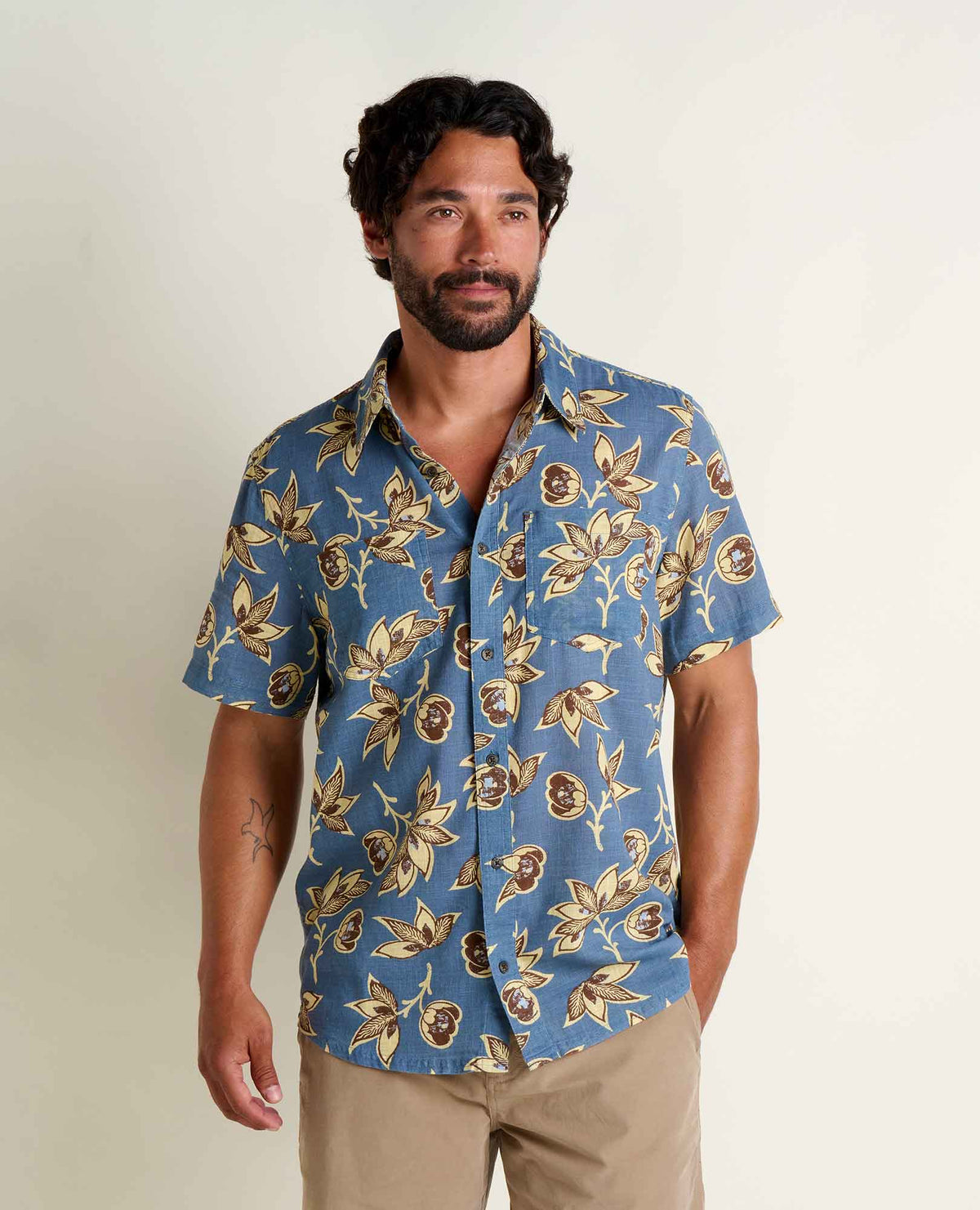 Salton Shirt - 100% Organic Cotton Airy Summer Travel Shirt  | Toad&Co Men