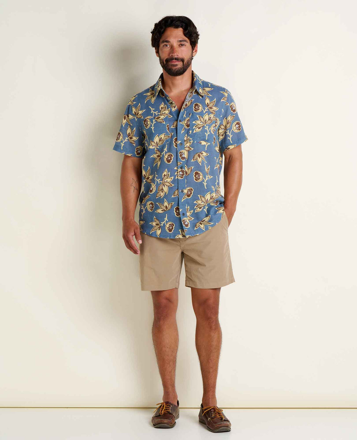 Salton Shirt - 100% Organic Cotton Airy Summer Travel Shirt  | Toad&Co Men