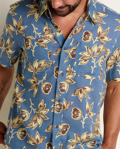 Salton Shirt - 100% Organic Cotton Airy Summer Travel Shirt  | Toad&Co Men