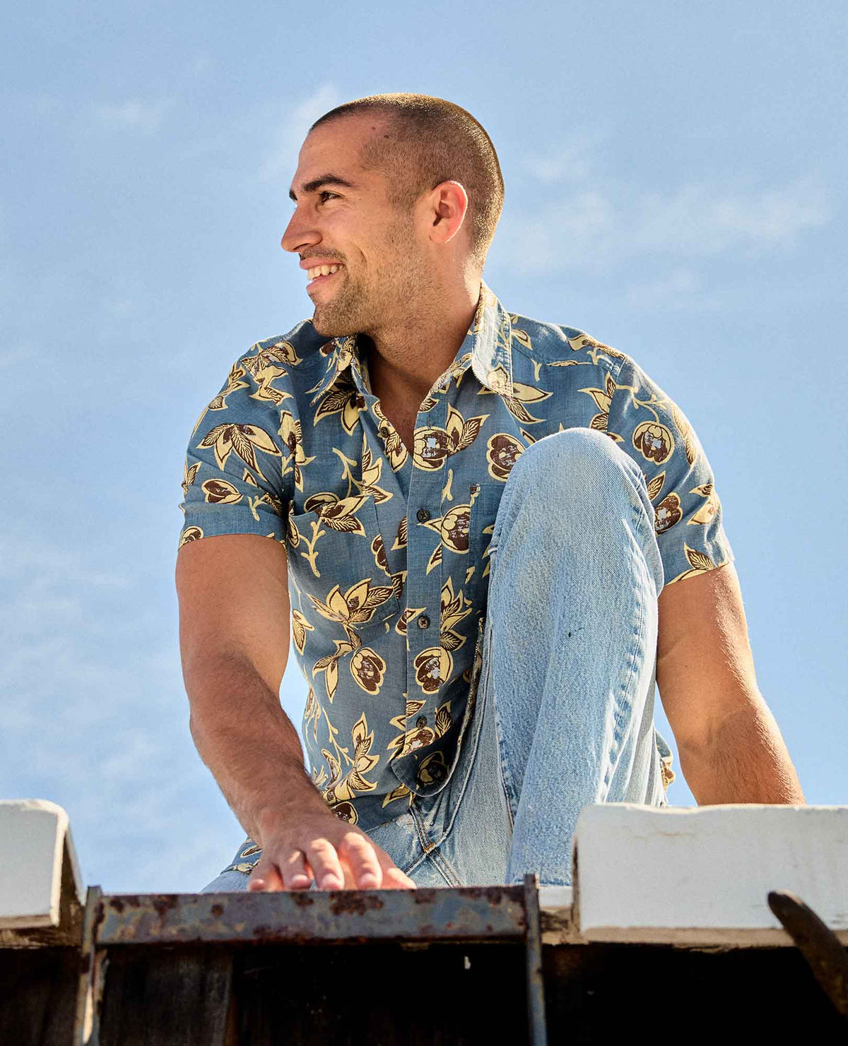 Salton Shirt - 100% Organic Cotton Airy Summer Travel Shirt  | Toad&Co Men