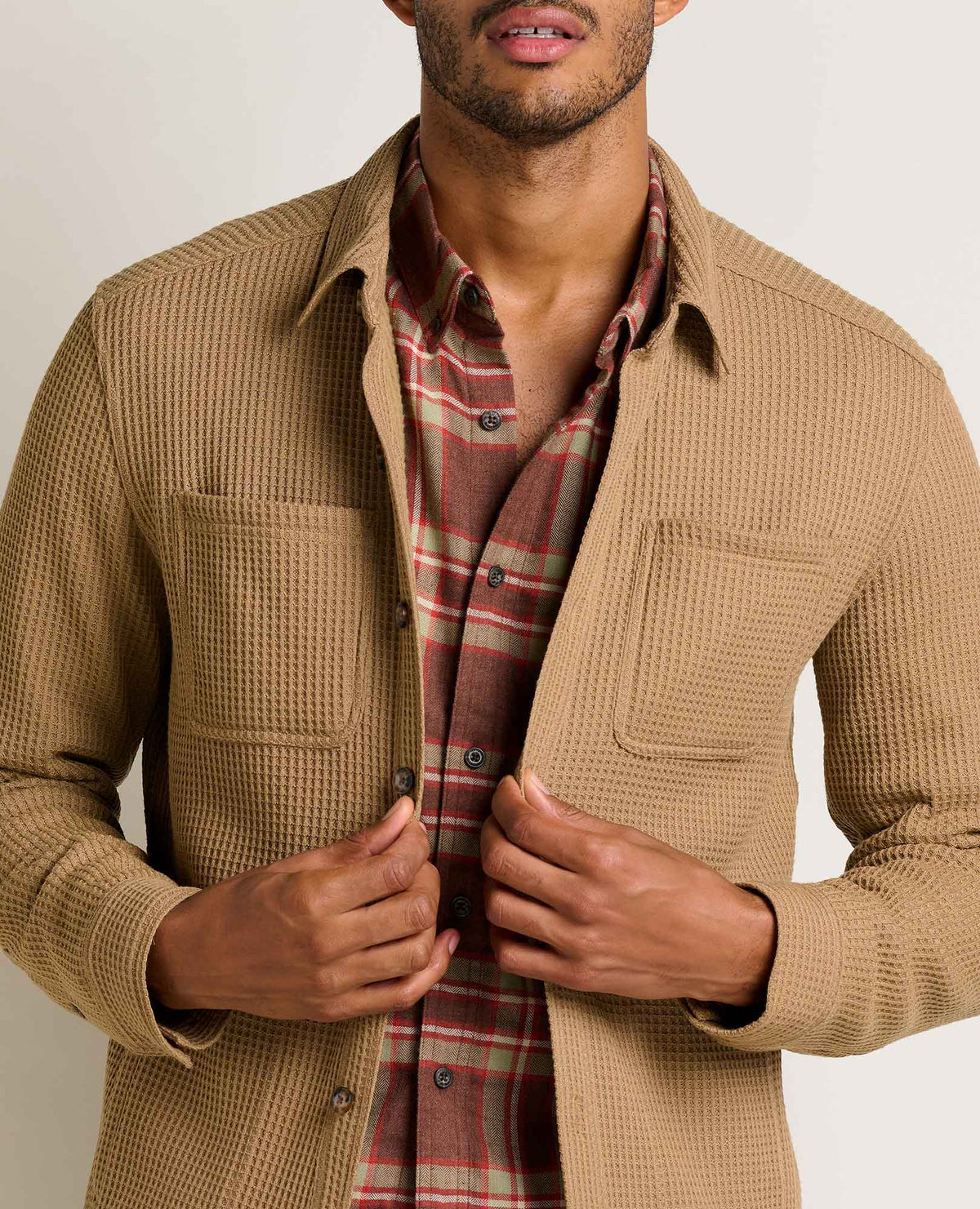 Men's Bitterroot Waffle Shirt Jacket - Casual Comfort  | Toad&Co Men