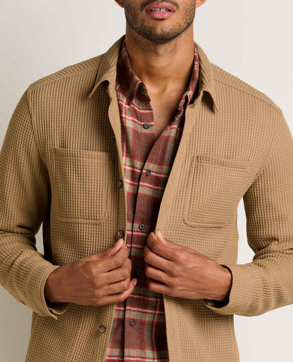 Men's Bitterroot Waffle Shirt Jacket - Casual Comfort  | Toad&Co Men