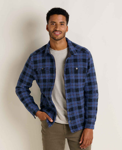Kennicott Italian Wool Patterned Shirt Jacket - Heritage Vibes  | Toad&Co Men