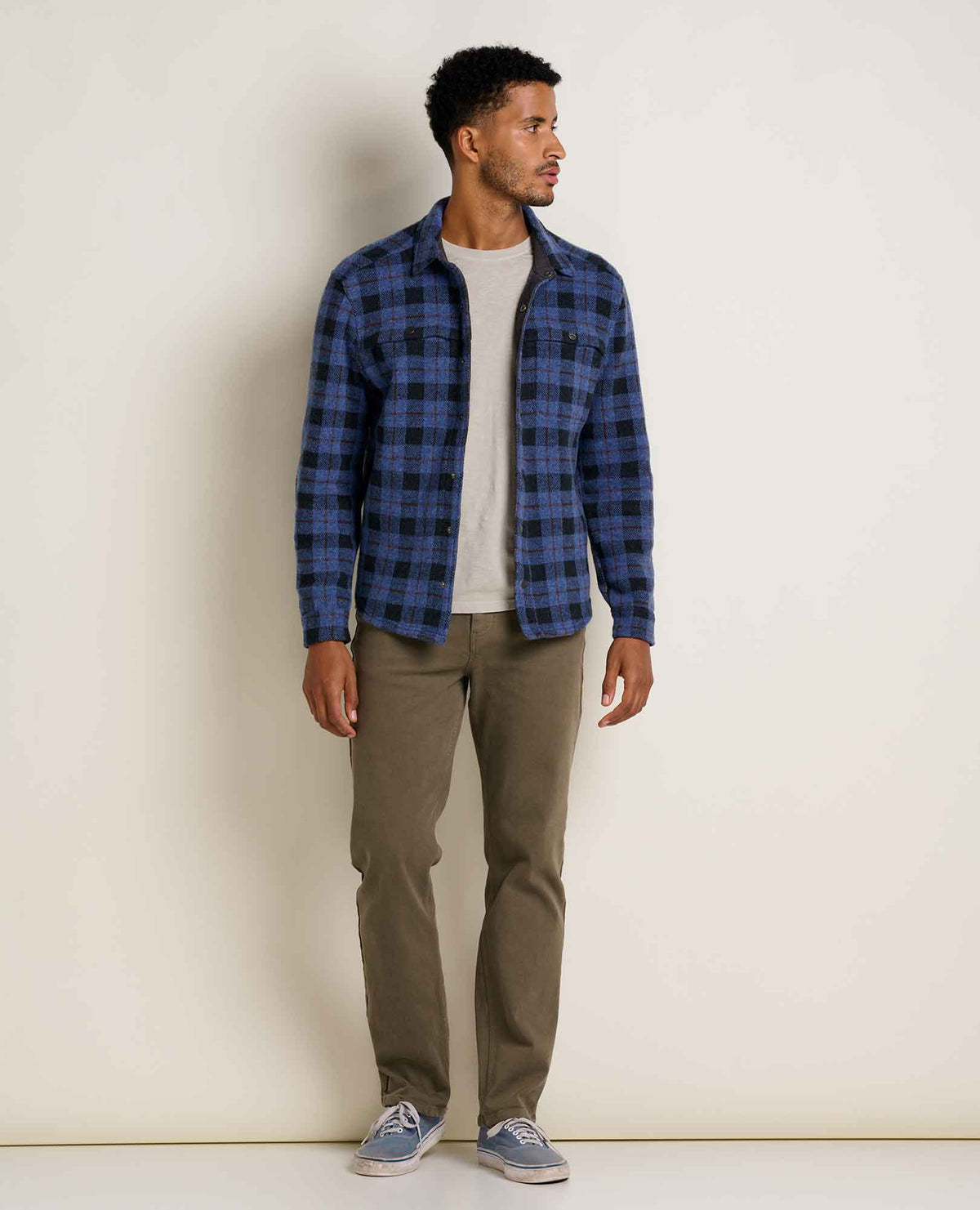 Kennicott Italian Wool Patterned Shirt Jacket - Heritage Vibes  | Toad&Co Men