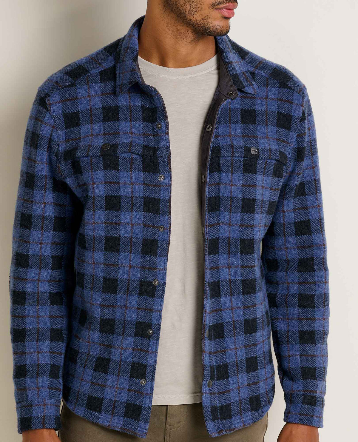 Kennicott Italian Wool Patterned Shirt Jacket - Heritage Vibes  | Toad&Co Men