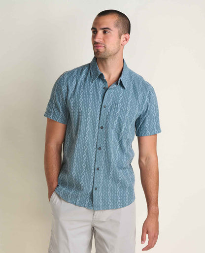 Treescape Shirt - 100% Organic Cotton Dobby Weave Summer Shirt  | Toad&Co Men