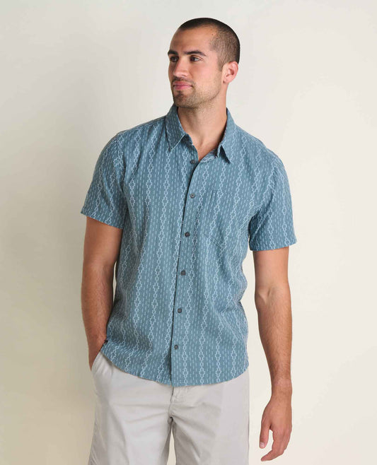 Treescape Shirt - 100% Organic Cotton Dobby Weave Summer Shirt  | Toad&Co Men