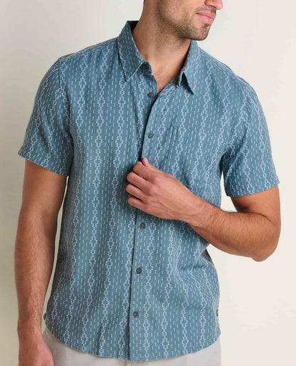 Treescape Shirt - 100% Organic Cotton Dobby Weave Summer Shirt  | Toad&Co Men