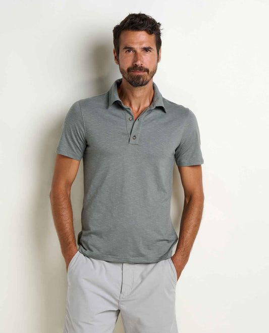 Men's Tempo Short Sleeve Polo - by Toad&Co Slate | Toad&Co Men