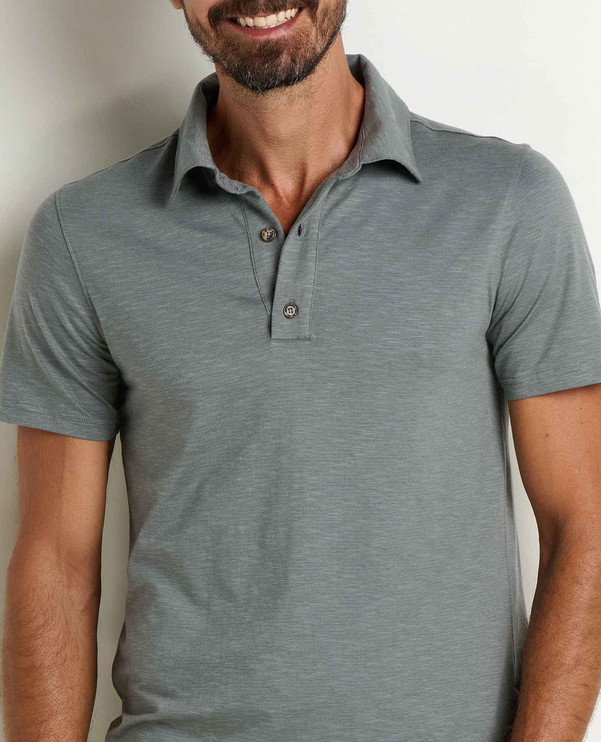 Men's Tempo Short Sleeve Polo - by Toad&Co Slate | Toad&Co Men