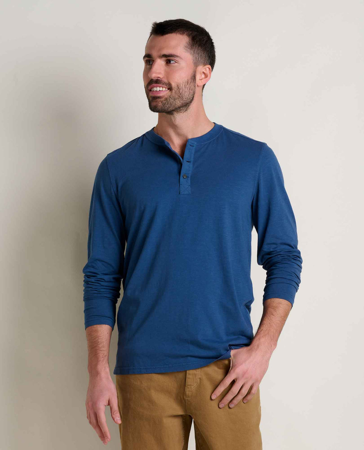 Men's Primo Long Sleeve Henley - Organic Cotton Tee by Toad&Co  | Toad&Co Men