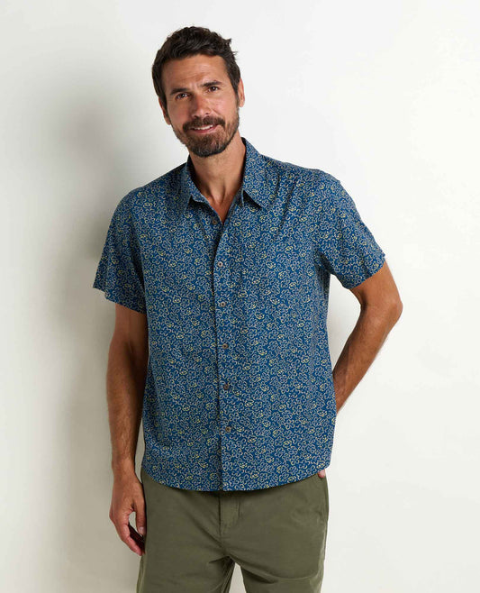 Fletch Shirt - 100% Organic Cotton Print Button-Down Shirt  | Toad&Co Men