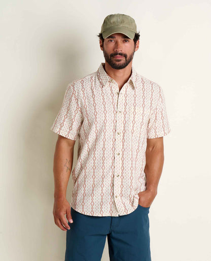 Treescape Shirt - 100% Organic Cotton Dobby Weave Summer Shirt  | Toad&Co Men