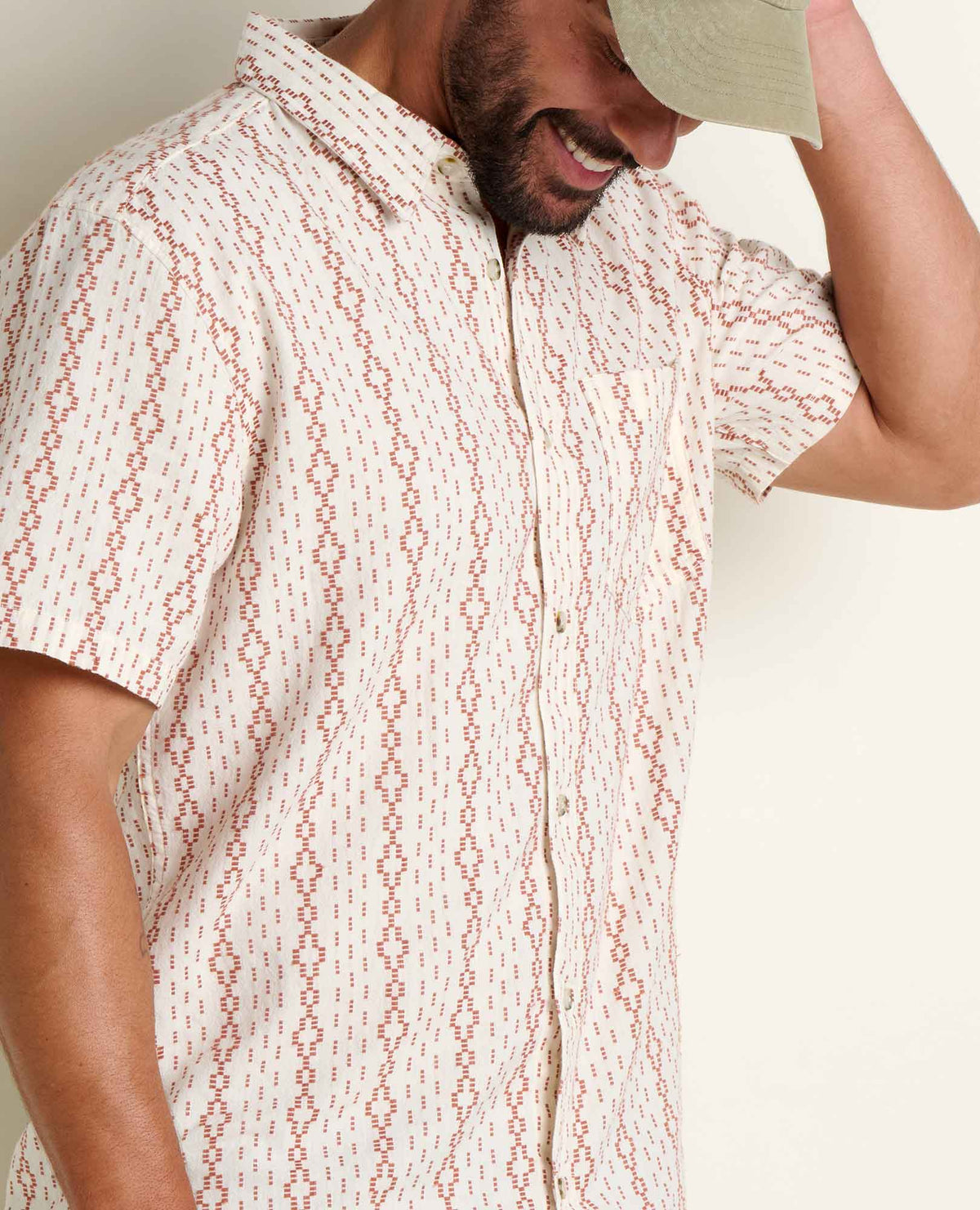 Treescape Shirt - 100% Organic Cotton Dobby Weave Summer Shirt  | Toad&Co Men
