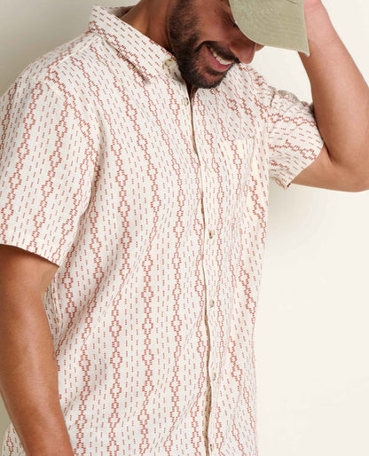 Treescape Shirt - 100% Organic Cotton Dobby Weave Summer Shirt  | Toad&Co Men