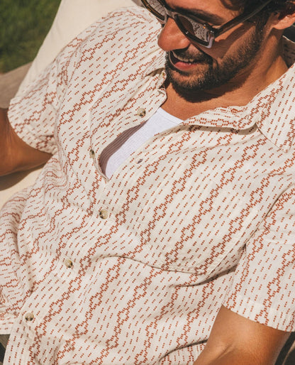 Treescape Shirt - 100% Organic Cotton Dobby Weave Summer Shirt  | Toad&Co Men