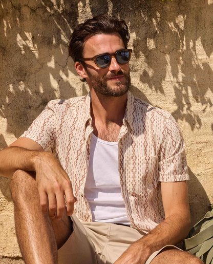 Treescape Shirt - 100% Organic Cotton Dobby Weave Summer Shirt  | Toad&Co Men