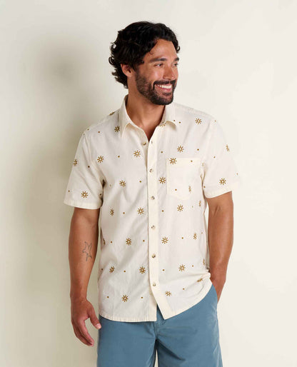 Airscape Embroidered Shirt - Organic Cotton Tropical Shirt for Men  | Toad&Co Men