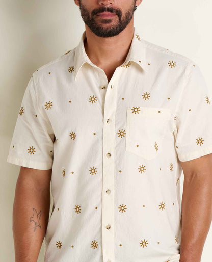 Airscape Embroidered Shirt - Organic Cotton Tropical Shirt for Men  | Toad&Co Men