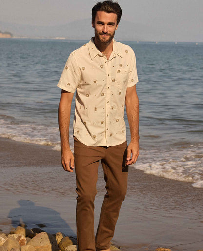 Airscape Embroidered Shirt - Organic Cotton Tropical Shirt for Men  | Toad&Co Men