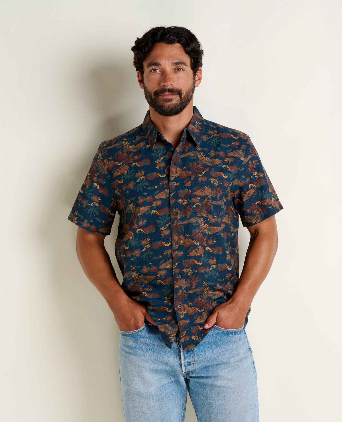 Fletch Shirt - 100% Organic Cotton Print Button-Down Shirt  | Toad&Co Men