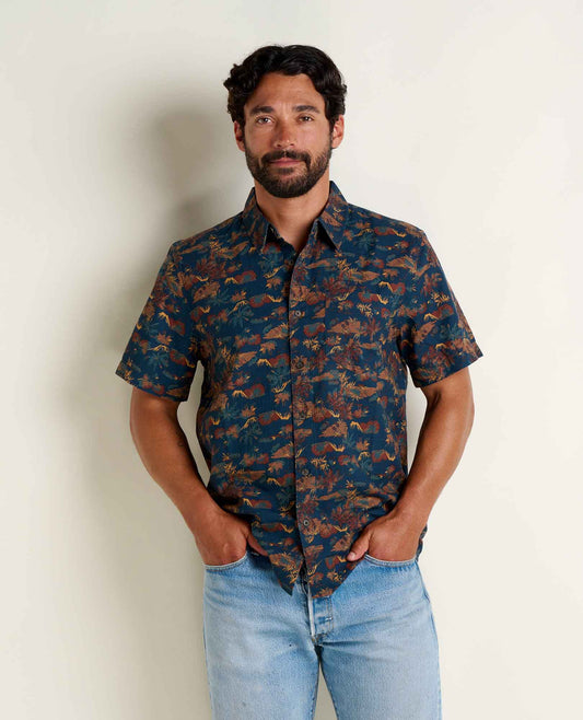 Fletch Shirt - 100% Organic Cotton Print Button-Down Shirt  | Toad&Co Men