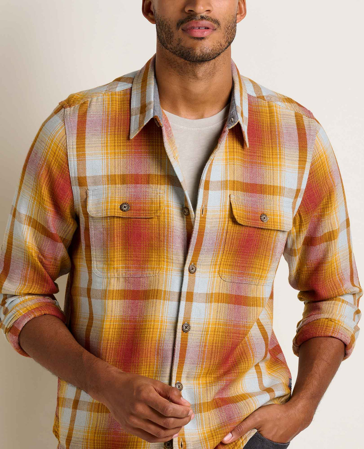 Men's Ranchero Long Sleeve Shirt - 100% Recycled by Toad&Co  | Toad&Co Men