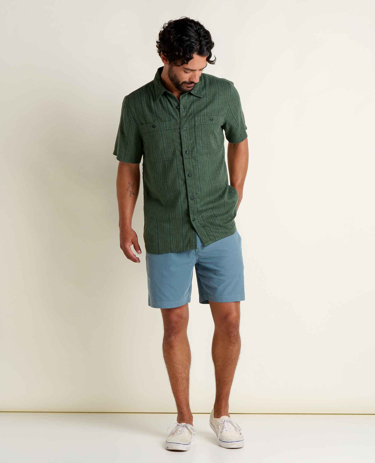 Men's Eco-Friendly Taj Hemp Short Sleeve Shirt - by Toad&Co  | Toad&Co Men