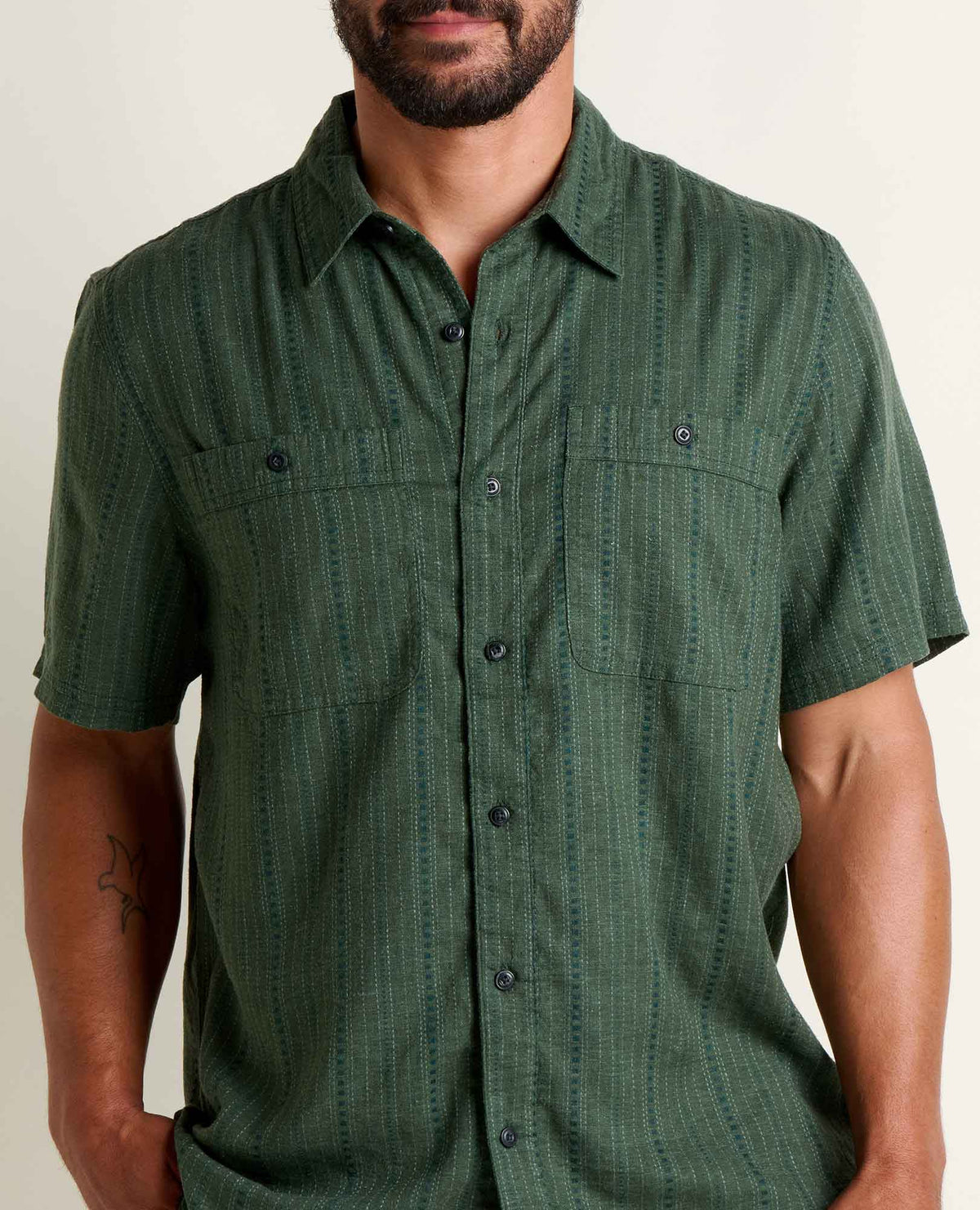 Men's Eco-Friendly Taj Hemp Short Sleeve Shirt - by Toad&Co  | Toad&Co Men