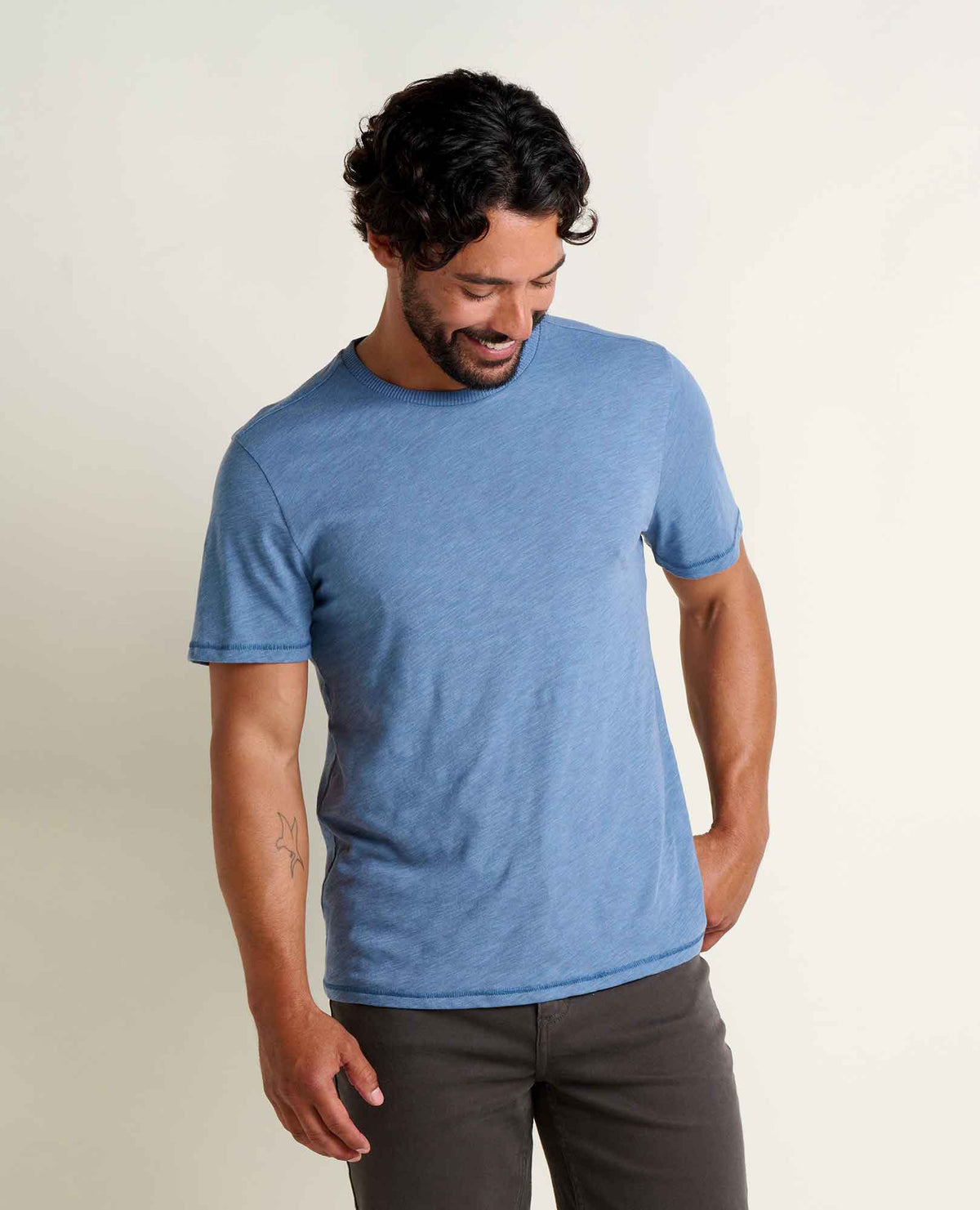 Men's Boundless Jersey Crew - Organic Cotton Moisture-Wicking Tee  | Toad&Co Men
